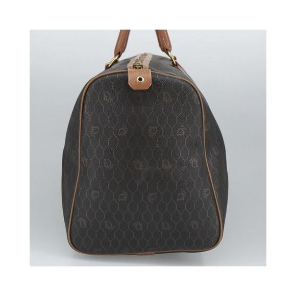 Pre Loved Dior Cannage Travel Bag Unisex Brown Luggage - Picture 4 of 8